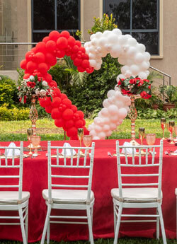 Sportsview Hotel – Romance in the Gardens – Event Setup