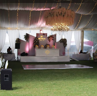 Sportsview Hotel – Weddings – Reception Lighting