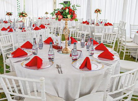 Sportsview Hotel - Weddings Package Set Up