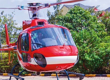 Sportsview Hotel – Helicopter Landing – Helipad View